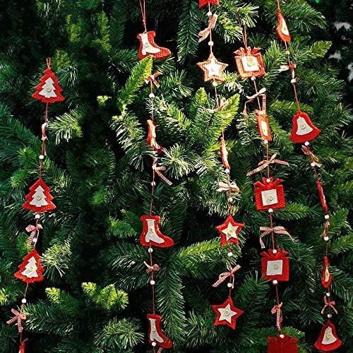 Janela de decoração de NoChristmas 2 PCs Christmas Mall Window Christmas Tree Decoration Pingente