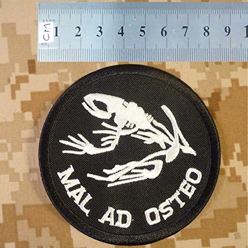 Frogman Mal ad Osteo US Navy Seals Bad to the Bone DevGru Hook Patch