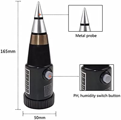 Zyzmh Handheld VT-05 Testador de umidade do medidor de solo com pH medidor digital de pH pH ph