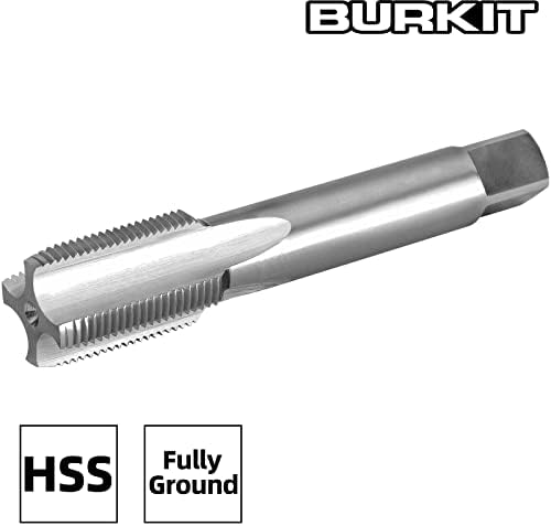 Burkit M36 x 1 Treque Torne da mão esquerda, HSS M36 x 1,0 Máquina de caia reta Tap Tap