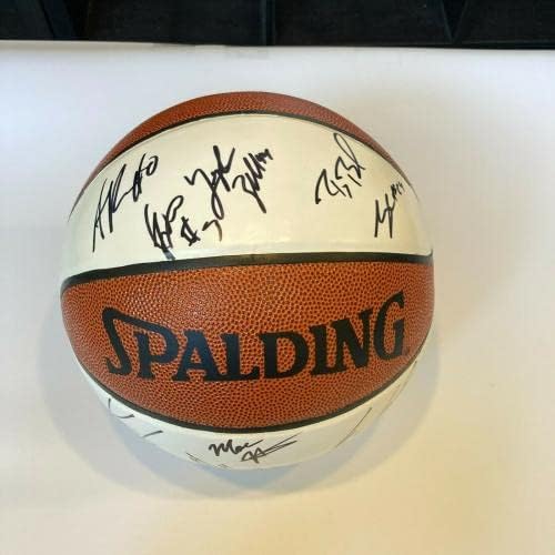 Kyrie Irving Rookie 2011 NBA Draft Classe Multi Signated Basketball JSA COA - Basquete autografado