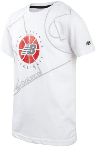 Conjunto ativo de corredor ativo de New Balance Boys-2 peças de t-shirt de manga curta/longa Conjunto de pistas