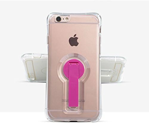 Apple iphone6/6 s seguindo uma pequena cintura pequena e transparente concha macia com stent