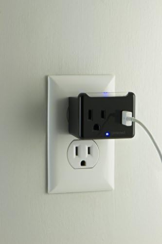 GE 1 outlet Tap 1 Amp 150 Joules Surge Protector com 1 USB e 1 AC Outlet