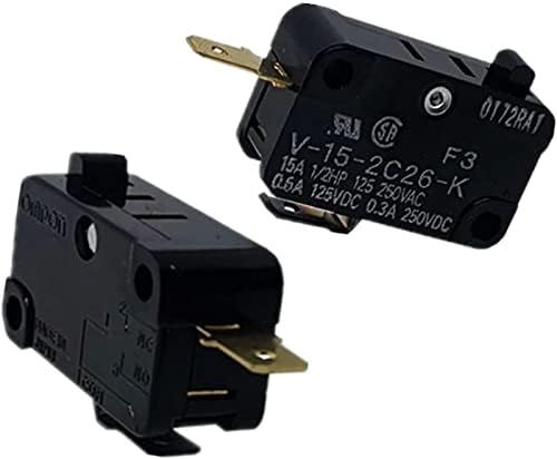 Micro comutadores 5pcs V-15-2C26-K Micro-switch 2-PIN Normalmente fechado Chave de limite banhado