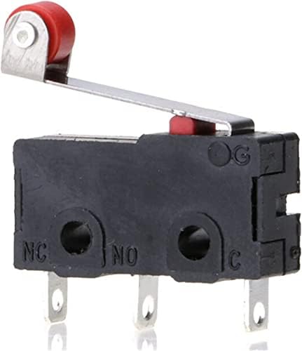 Interruptores hikota interruptor limite 5pcs/set kw12-3 pcb micro roller braço de alavanca aberta interruptor