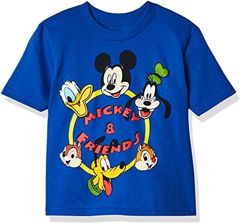 Camiseta de manga curta do Mickey Mouse de meninos da Disney