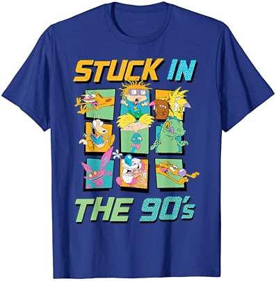 Nickelodeon preso na camiseta dos anos 90