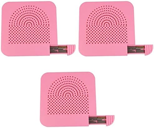 Angeily pins Diy Tool Crafting Quilling Knitting Grid Pink Storage for Winder Square com Husking