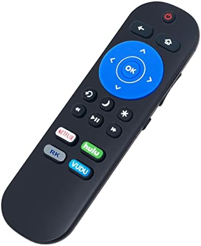 Controle remoto de substituição aplicável à Onn Roku Smart TV 100012584 1000125850 100012585 100012589