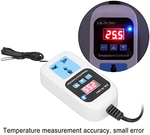 Chave de termostato ajustável de temperatura da exibição digital YWBL-WH-WH