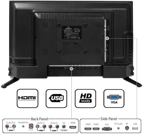 Continuus HD TV de 28 polegadas por Continu.us | CT -2860, 720P de alta definição LED televisão, HDMI/VGA/USB/fone