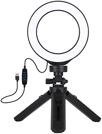 Flashes externos e luzes de selfie led anel de led de preenchimento de 4,7 polegadas 12 cm USB 3 modos Modos