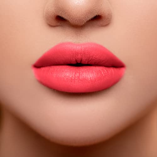 Klara Cosmetics Kiss prova batom 09 Watermelon Kiss Bold Bold Red Pink líquido fosco fosco duradouro