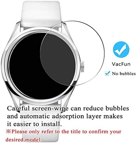 Syny [3 pacote] Protetor de tela de vidro temperado, compatível com Swatch Susm407 Sportire 9h Film Smartwatch