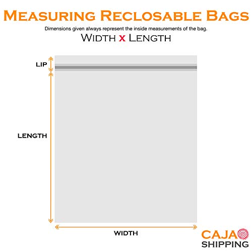 Reclosable 8 Mil Poly Bags, 9 x 12, Clear, 500/Case