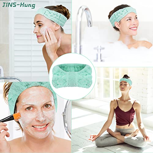 Facial Spa Bandada para a cabeça para maquiagem e lavagem Face Microfiber Elastic Head Wrap Comfort to Skincare
