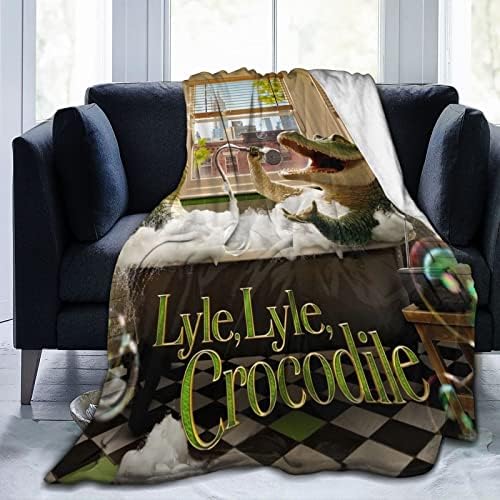 Clante de crocodilo Sunmond Ultra-Soft para Cama de Couch Warm 50''x40 '