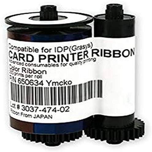 650634 fita de fita colorida YMCKO Compatível para IDP SMART 30S 30D 50S 50D 50L Card Printer
