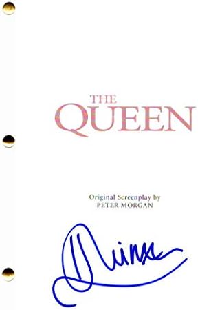 Dame Helen Mirren assinou autógrafo - The Queen Full Movie Script - Michael Sheen, James Cromwell,