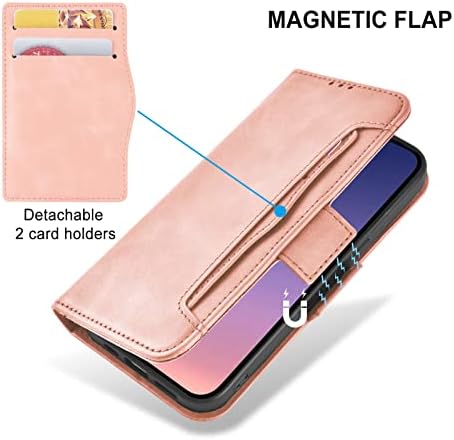Caixa de carteira Grkjgytech para iPhone 14 Pro Max com suporte para cartão, proteção contra gota, carteira