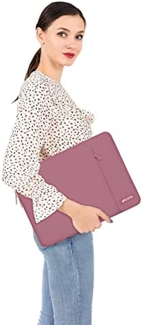 Mosis Travel Jewelry Organizer Roll Case com borla e laptop para manga compatível com MacBook Air/Pro, notebook