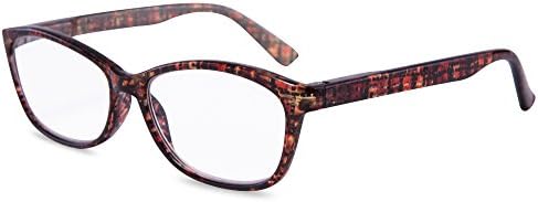Óculos de alta ampliação potência 2 pares Spring Feltice Reading Glasses Ultra Clear Women Leitors