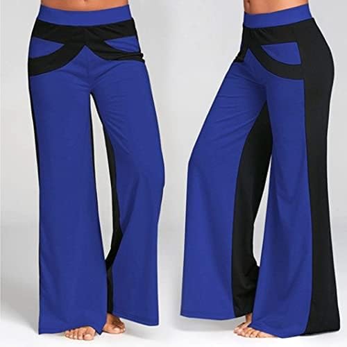 Long Yoga Pants Mulheres Primavera e Verão Off De cor lareira Perna lidada Calças coloridas de ioga Terno