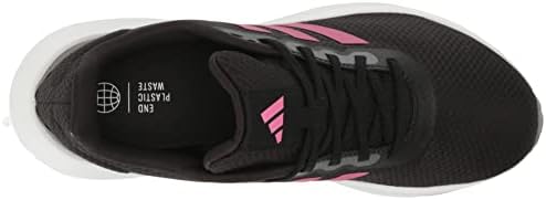 Adidas Women's Run Falcon 3.0 Sneaker, Black/Pulse Magenta/Gray, 5