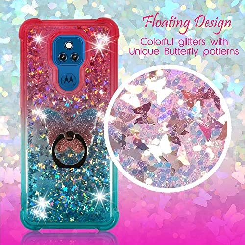 Zase Moto G Play 2021 Liquid Glitter Sparkle Bling Lute Girls Telefone Design da caixa para Motorola G Play 2021