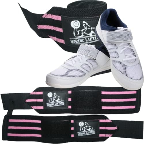 Pacote de pulso 1p - pacote rosa com sapatos Venja Tamanho 10 - Branco
