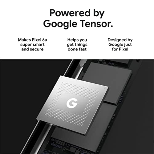 Google Pixel 6A - 5G Android Phone - Smartphone desbloqueado com câmera de 12 megapixels e bateria