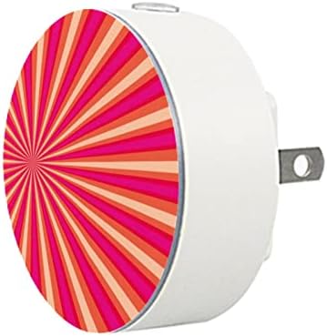 2 Pacote de plug-in Nightlight LED Night Light com sensor do anoitecer para o amanhecer para o quarto de crianças, viveiro, cozinha, rosa
