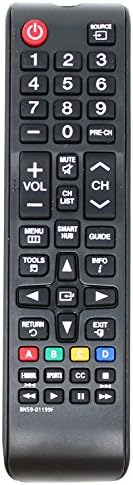 Substituição para controle remoto de TV UN32J4000 Compatível com Samsung TV - Compatível com BN59-01199F