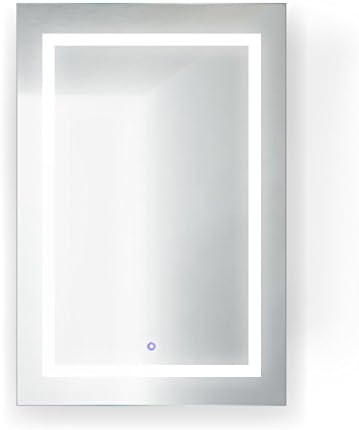 Gabinete de medicina de LED de Krugg 24 polegadas x 36 polegadas | Gabinete de espelho de montagem de superfície