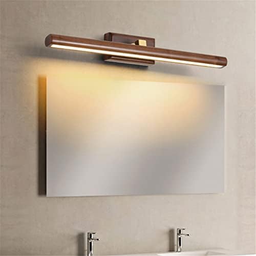 Iuljh LED de madeira clara e cobre Rotatable Wall Lamp
