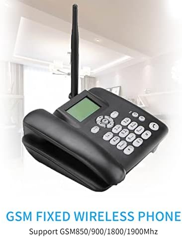 Telefone com fio XIXIAN, Telefone sem fio fixo 2G Suporte telefônico de mesa GSM 850/900/1800/1900MHz