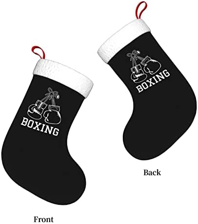 Luvas de boxe CutedWarf Christma meias de Natal Decorações de árvores de Natal para festas de