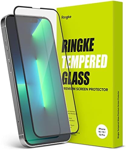 Ringke Capa completa vidro [cobertura à prova de quebra] Compatível com o protetor de tela do iPhone