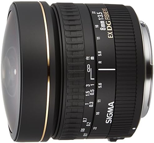 Sigma 8mm f/3.5 Ex DG Circular Fisheye Lens para câmeras SLR Canon