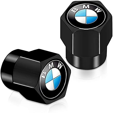 Capas de haste da válvula de pneu, tampa da válvula de ar de metal, tampas de haste universal compatíveis com BMW X1 X3 M3 M5 X1 X5 X6 Z4 3 5 7 7 Acessórios para decoração de logotipo da série, 4 pcs