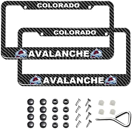 Quadro de placa compatível com Avalanche do Colorado, fibra de carbono