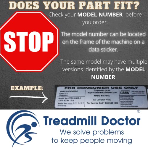 TitMill Doctor Proform J4i Treadmill Running Belt Modelo 297212
