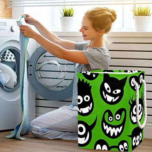 UNICEY Abstract Monster Pattern Laundry Horting Casket Casket para Bin Bin Hort