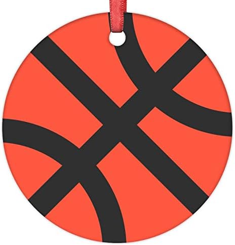 Ornamentos de Natal de basquete ostentam decorações de Natal para o amante de basquete de árvores