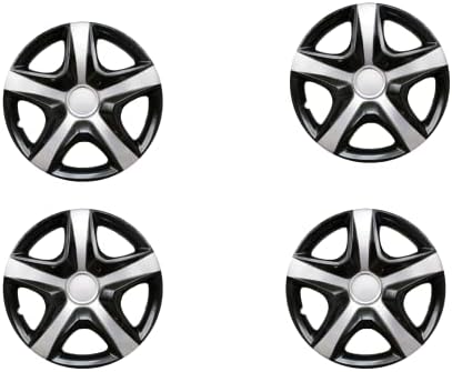Snap de 16 polegadas no Hubcaps compatíveis com Chevrolet Cruze - Conjunto de tampas de 4 aros para rodas de