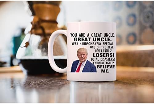 Donald Trump Mug, você é realmente um bisavô - presentes de aniversário de Natal para vovô de neta, neto - Idéias de presentes de aniversário para vovô - melhores presentes do avô, canecas de café engraçadas de 11 onças