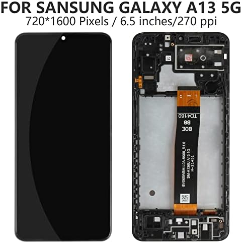 Para Samsung Galaxy A13 5G Screen Substacement Kit para a tela LCD Samsung A13 2022 A136U com quadro SM-A136U