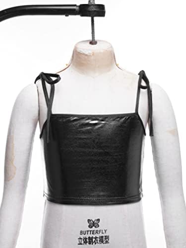 Doomiva Yoga Dance Athletic Crop Tank Tops para meninas Ginástica Ginástica Sports Sports Vest Lace Up