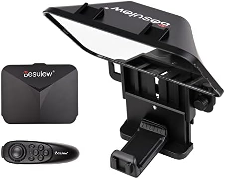 XIXIAN BESTVIEW T3 Smartphone/tablet/DSLR Câmera de câmera Prompter Prompter com lente de controle remoto